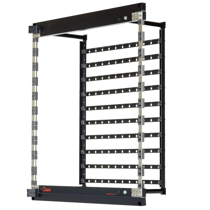 Patchbay Hinged Access Bulkhead Frame with Integrated Cable Management System, 10RU