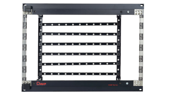 Patchbay Hinged Access Bulkhead Frame with Integrated Cable Management System, 6RU