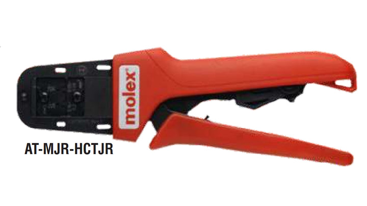Molex Premium Grade Hand Crimp Tool (638190901), M&F terminals, 24-18 AWG, for AT-MJR-MCK Mating Connector Kit