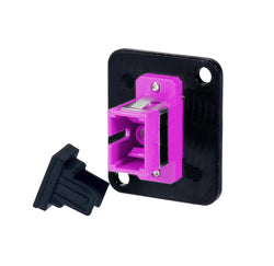 SC Multimode Simplex 10G OM4 Magenta Adapter, Zirconia Sleeve