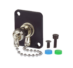 thumbnail image 2 of Fiber Optic Panel Mount ST To ST Adapter – Single-Mode, Chassis Mount, Used – Fully Functional 2 of 3