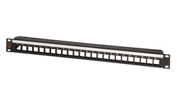 Empty Keystone Patch Panel, 1RU (3D Builder)