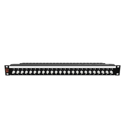 Loaded Keystone Patch Panel, 1RU Fiber Optic ST with Standard Dust Caps (3D Builder)