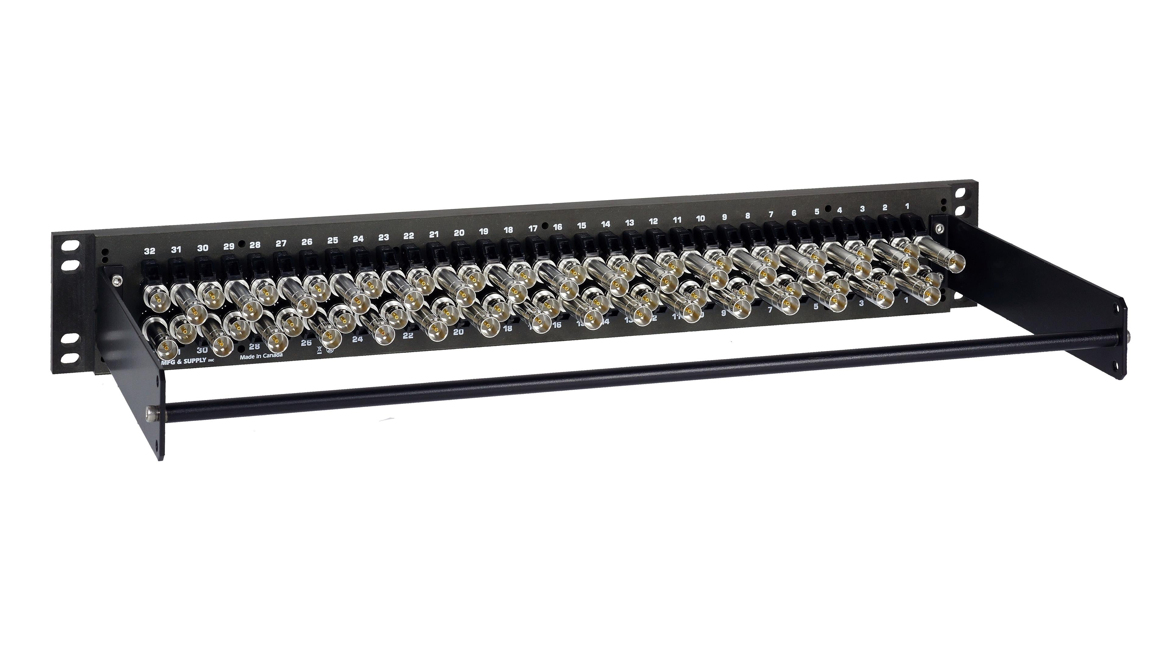 20 Serialaptch Panel UHD 4K/8K E Series 20GHz Patch Panel, 1.5RU – AVP Broadcast