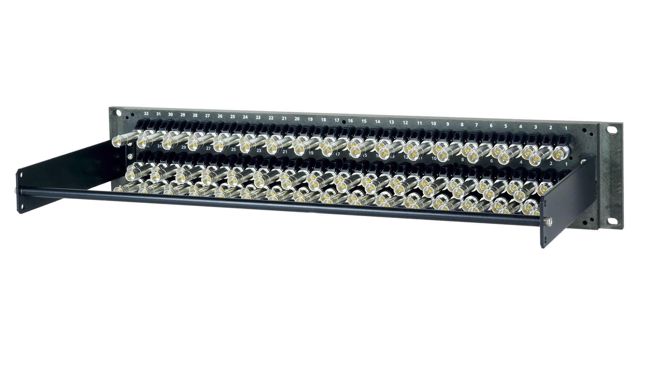 UHD 4K/8K E Series 20GHz Patch Panel with Monitoring Row, 3X32, 2RU ...