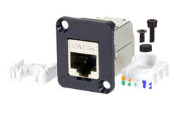 Cat6A Shielded, "All in One" RJ45, Tool-less/110/Krone Punchdown